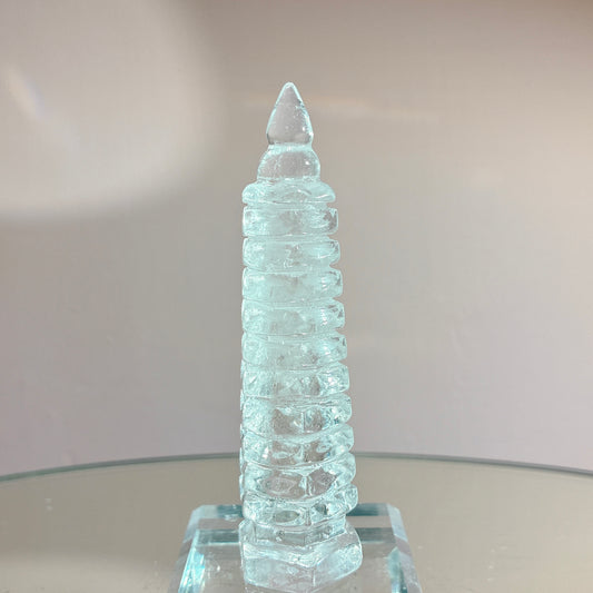 白水晶十一層文昌塔
