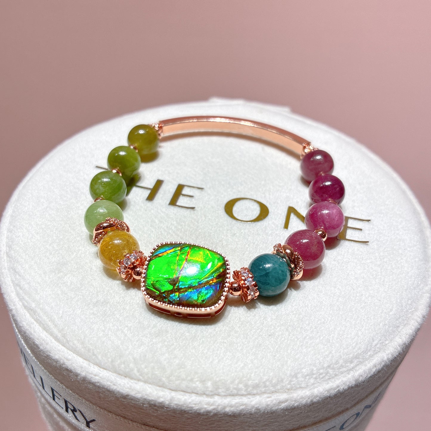 精品*彩碧璽 x 斑彩石