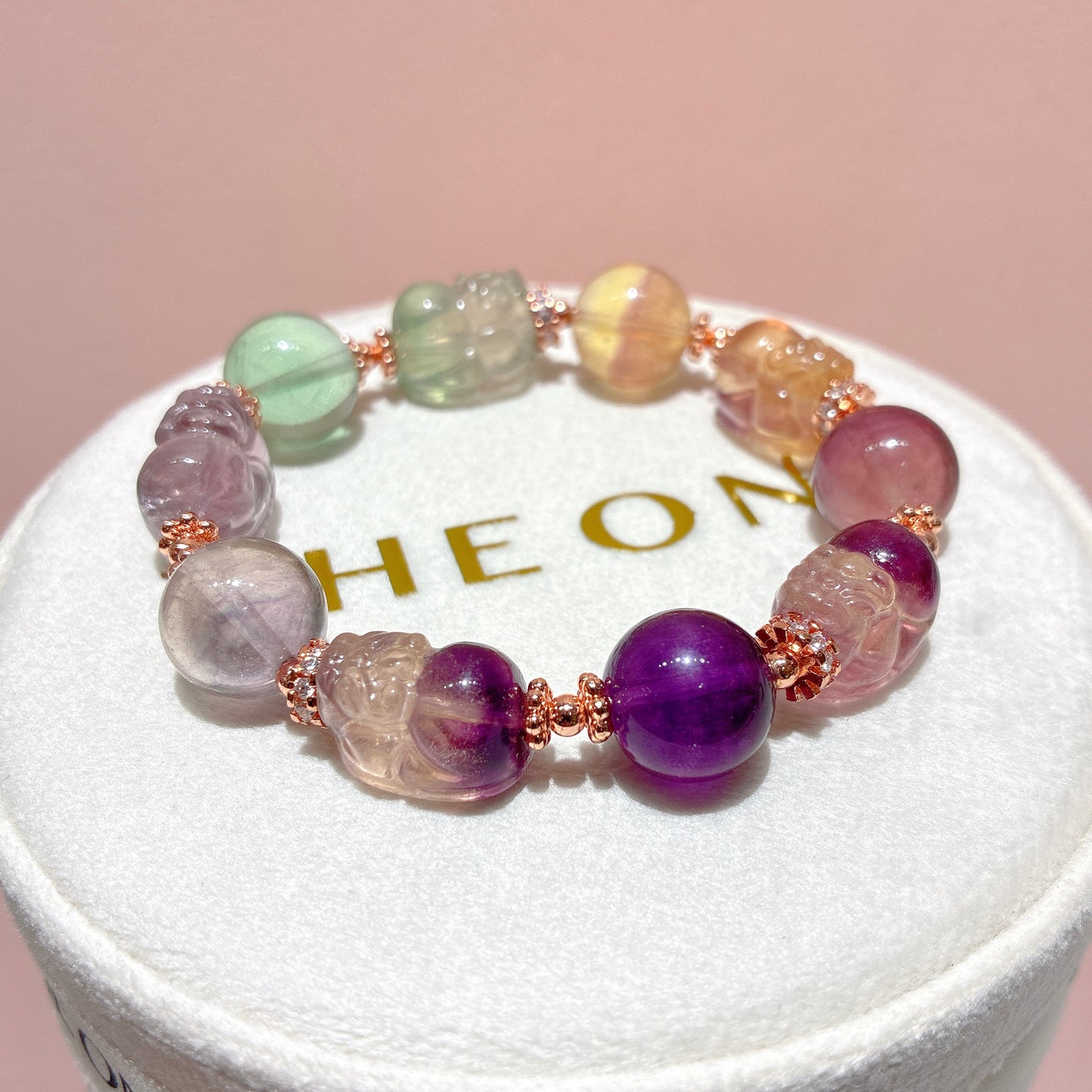 頂級*彩螢石 x 螢石貔貅