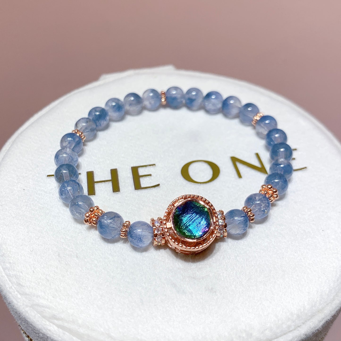 Fine blue line stone x meteorite