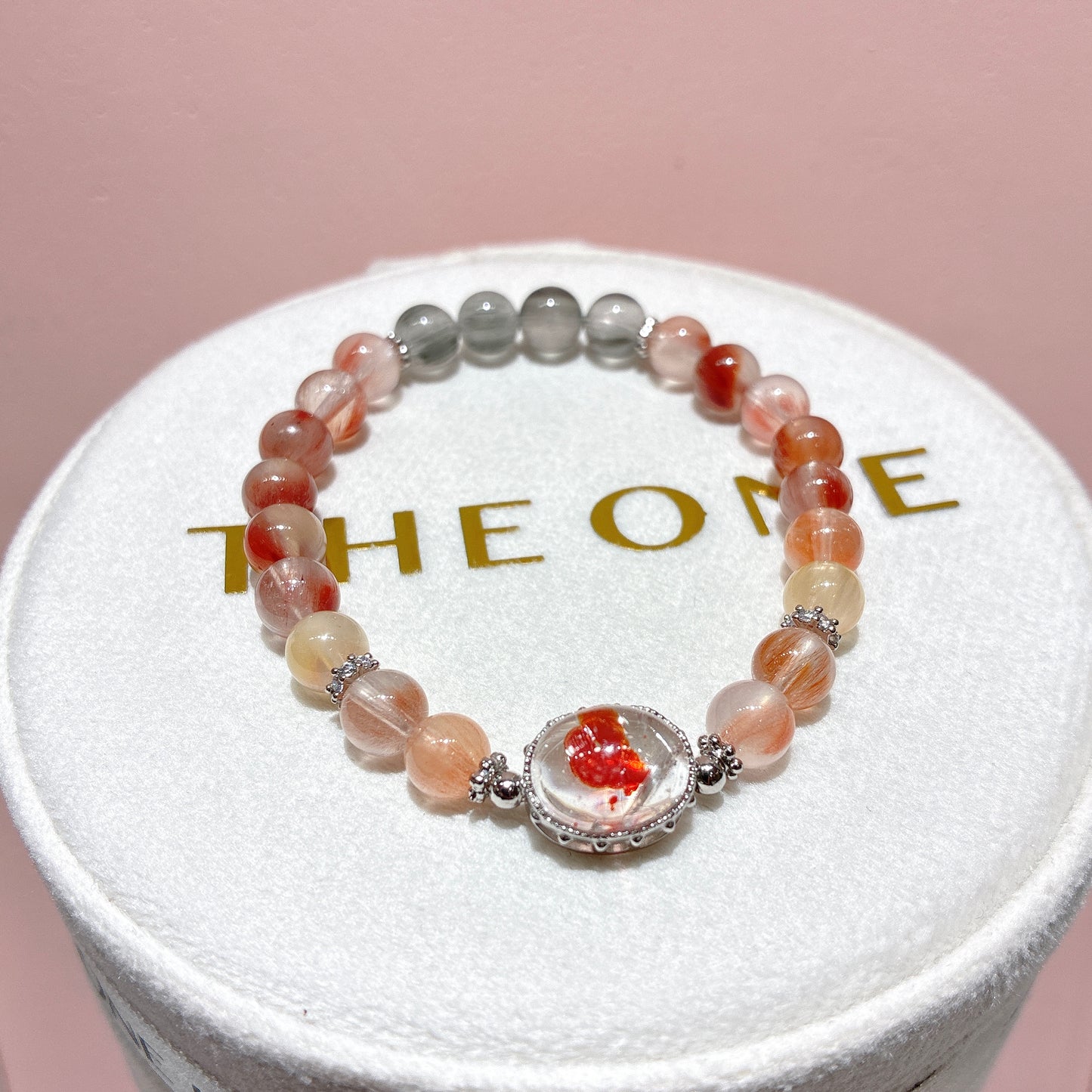 精品*彩兔毛 x 錦鯉膠花