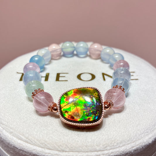 精品*冰種摩根石 x 斑彩石