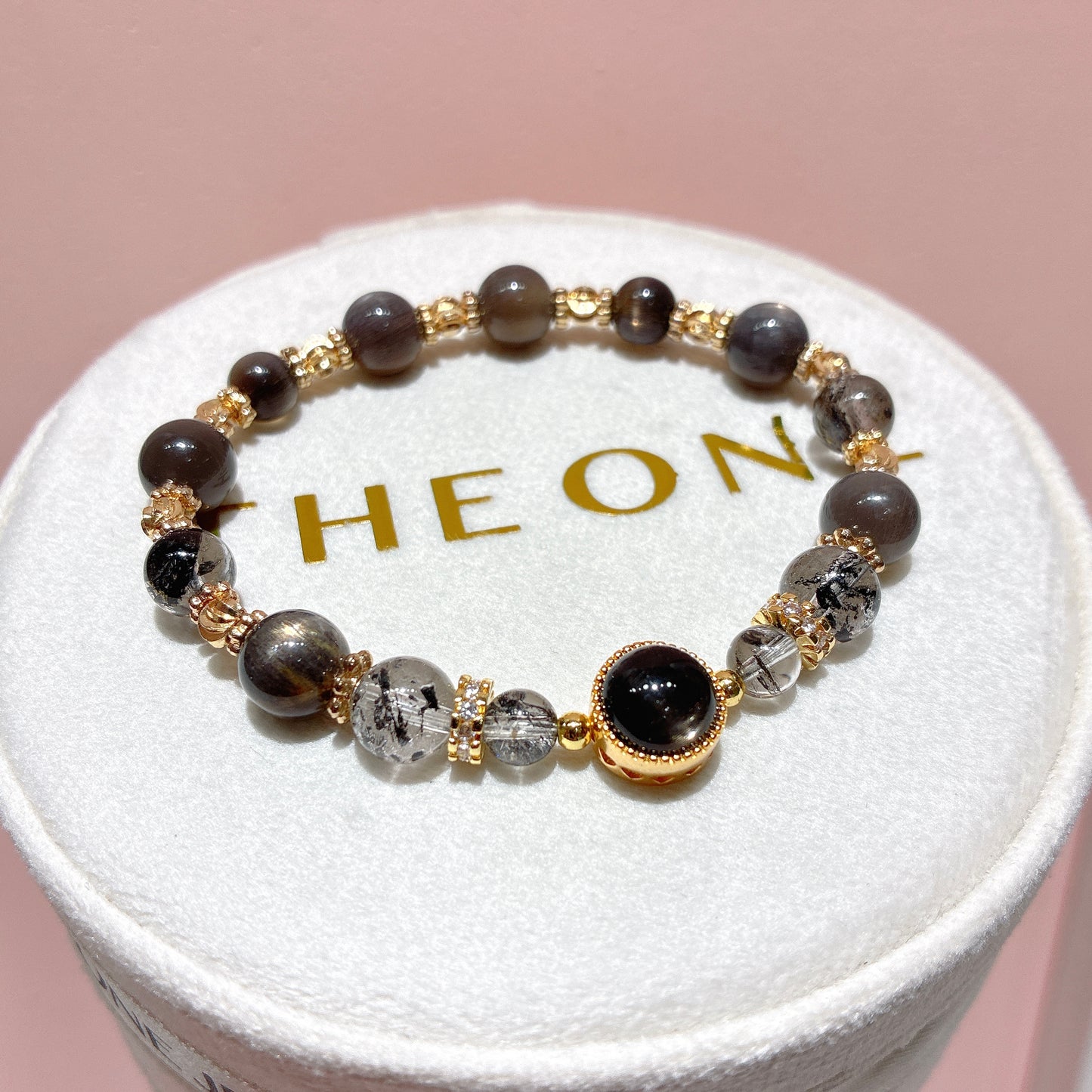 精品*黑金太陽石 x 閃靈鑽