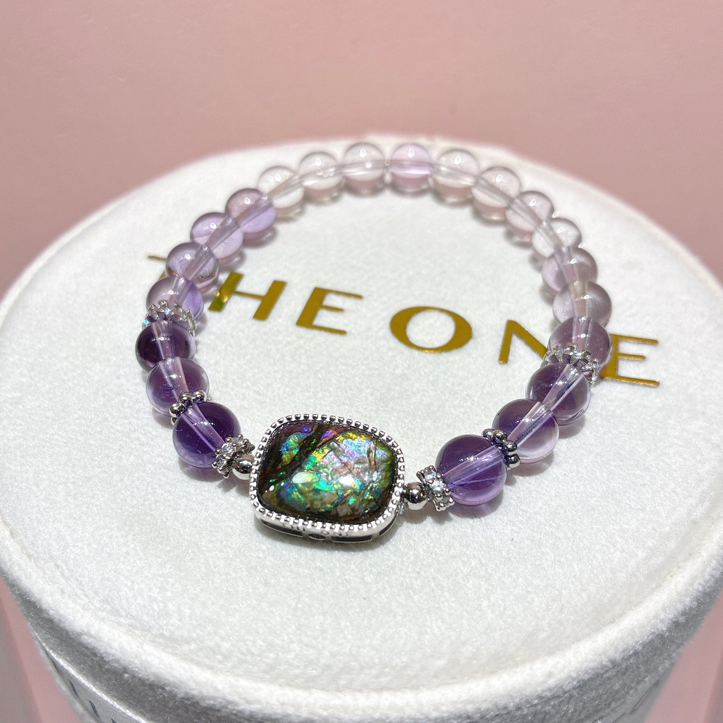 精品*紫水晶 x 斑彩石