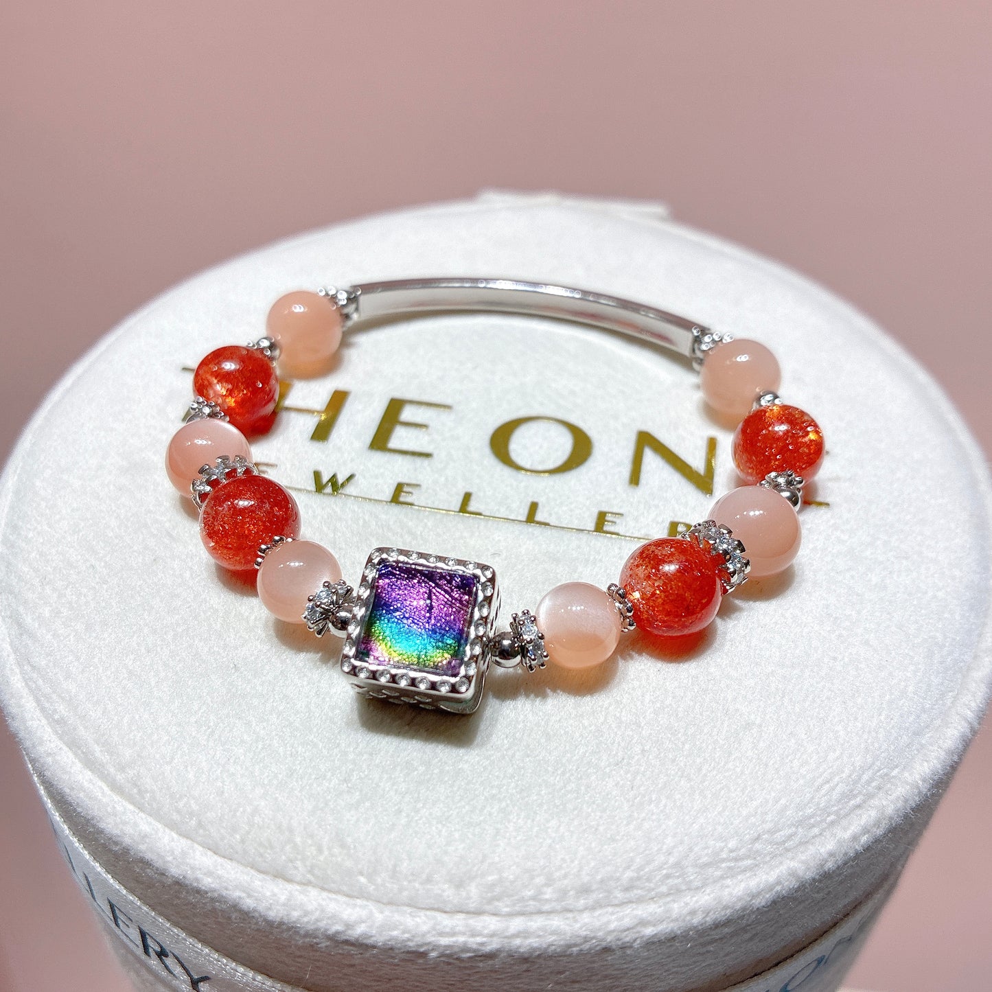 精品*金草莓太陽石 x 瑞典天鐵