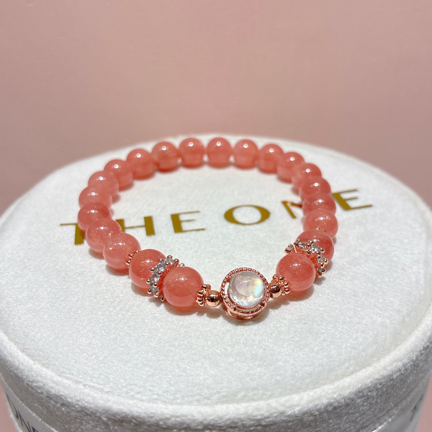 Top grade*Ice Rhodonite x Moonstone