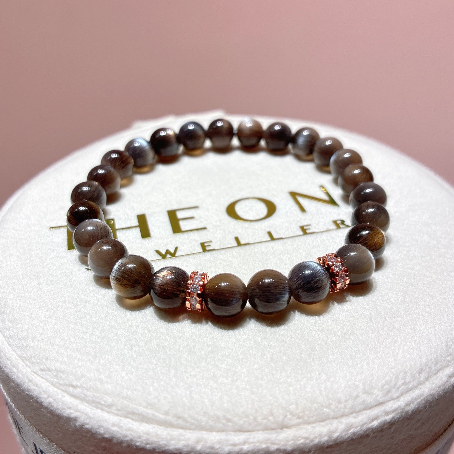 精品*黑金太陽石 7.3mm
