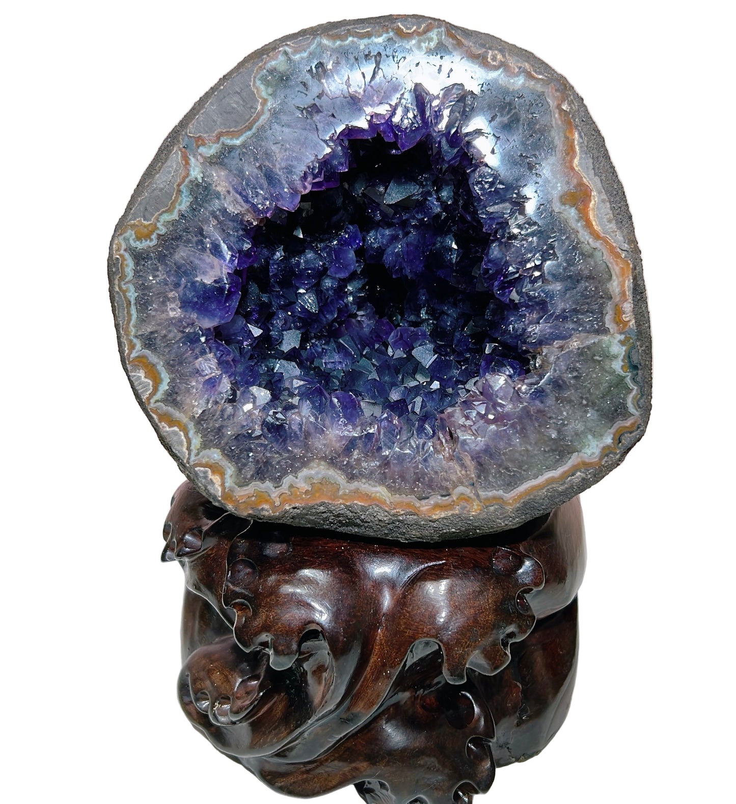 頂級*烏拉圭 紫晶洞