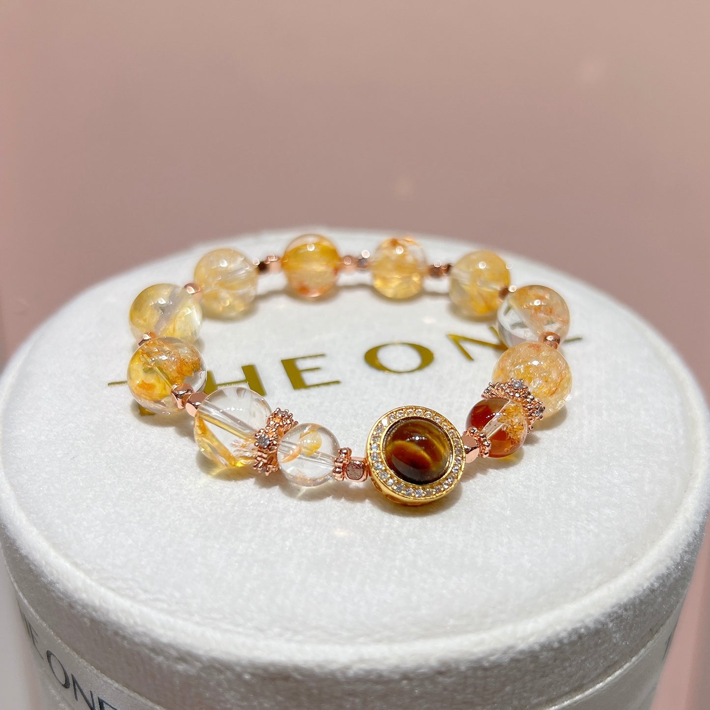 精品*金魚黃膠花 x 黃虎眼