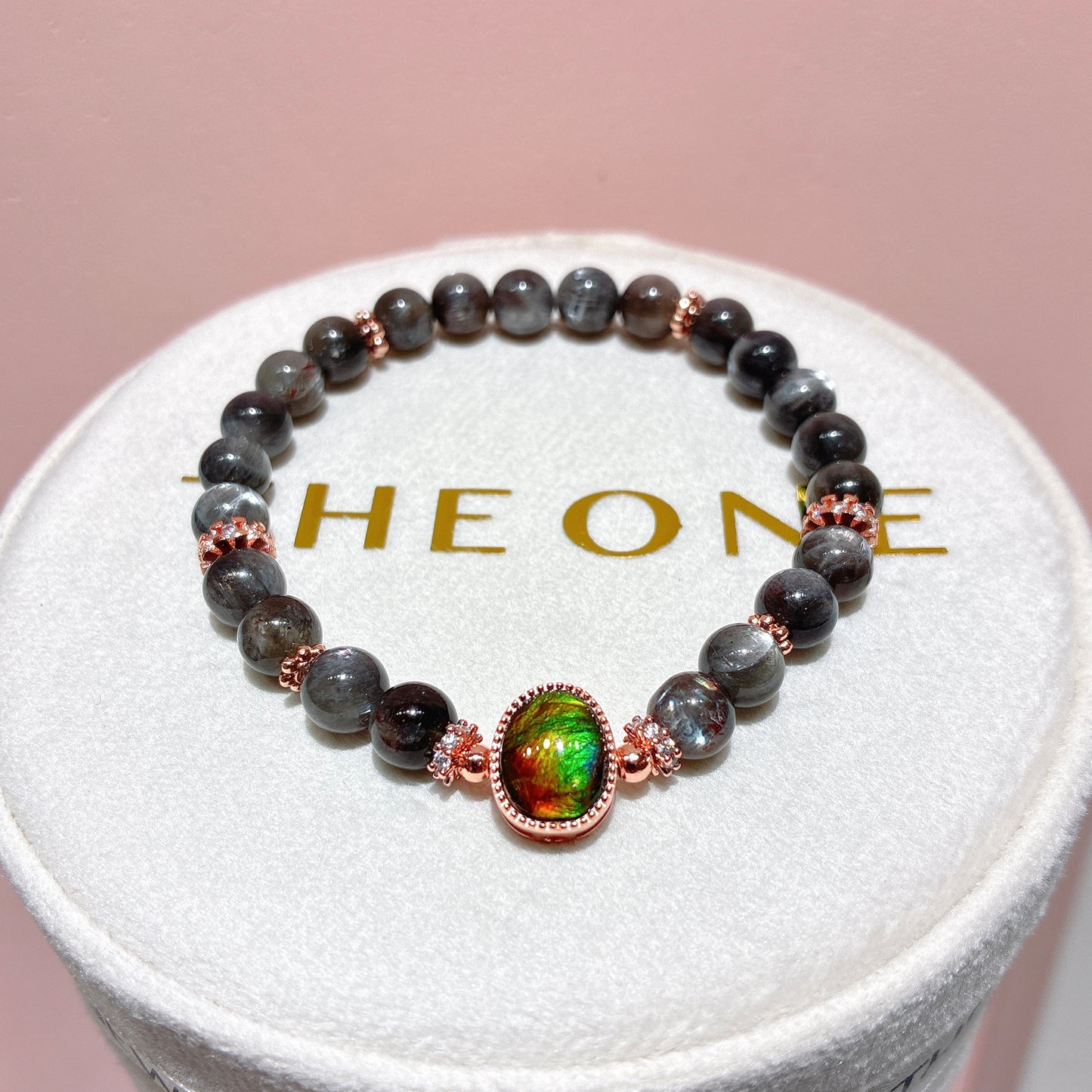 精品*黑星輝骨幹 x 斑彩石