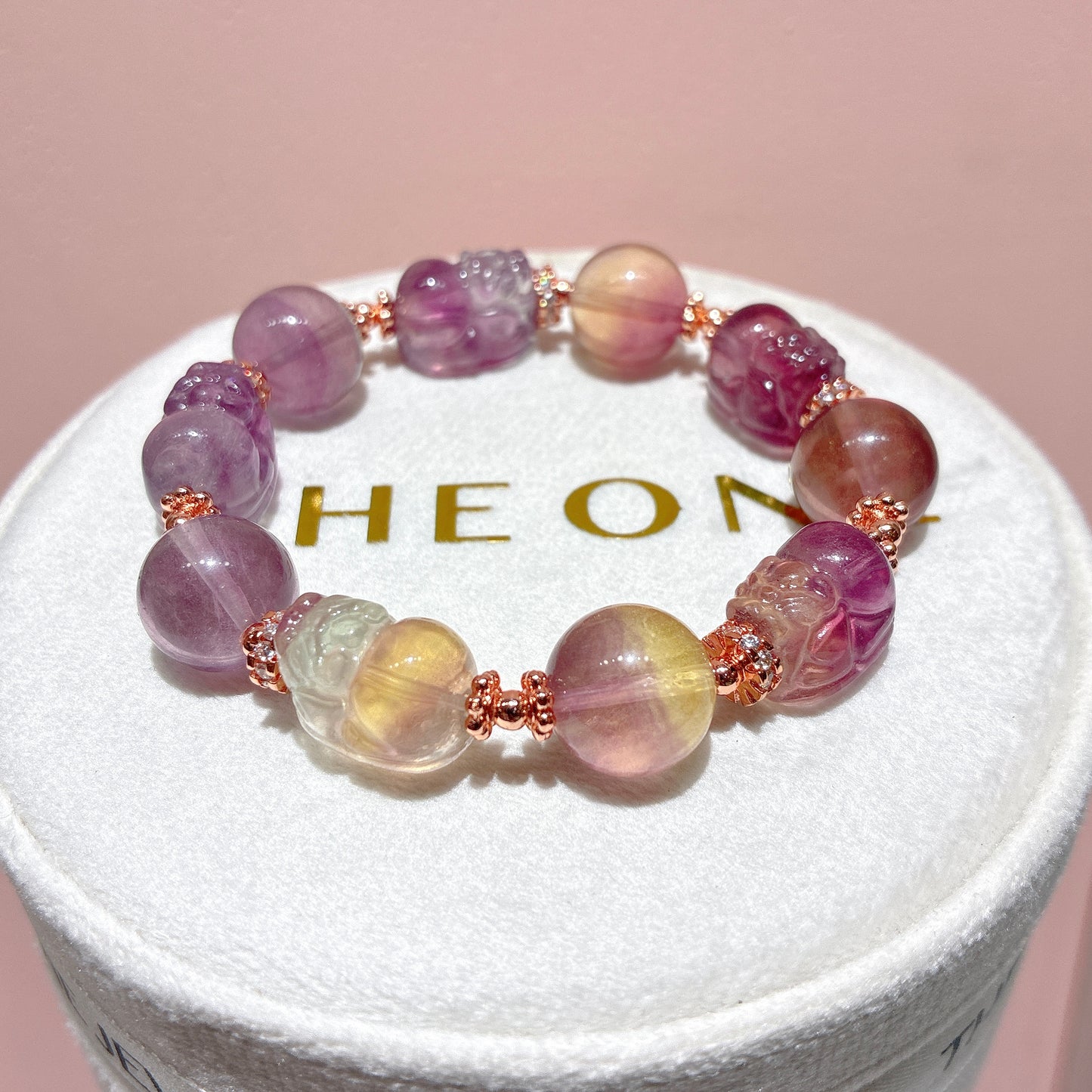 頂級*彩螢石 x 螢石貔貅