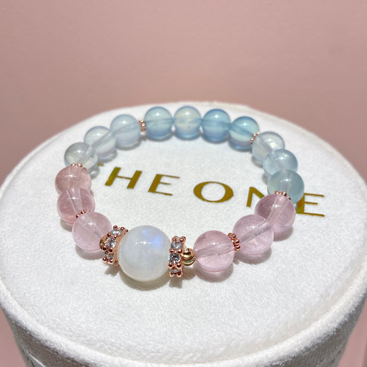 精品*冰種摩根石 x 月亮石