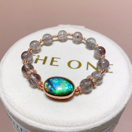 精品*黑煙花超級七 x 斑彩石