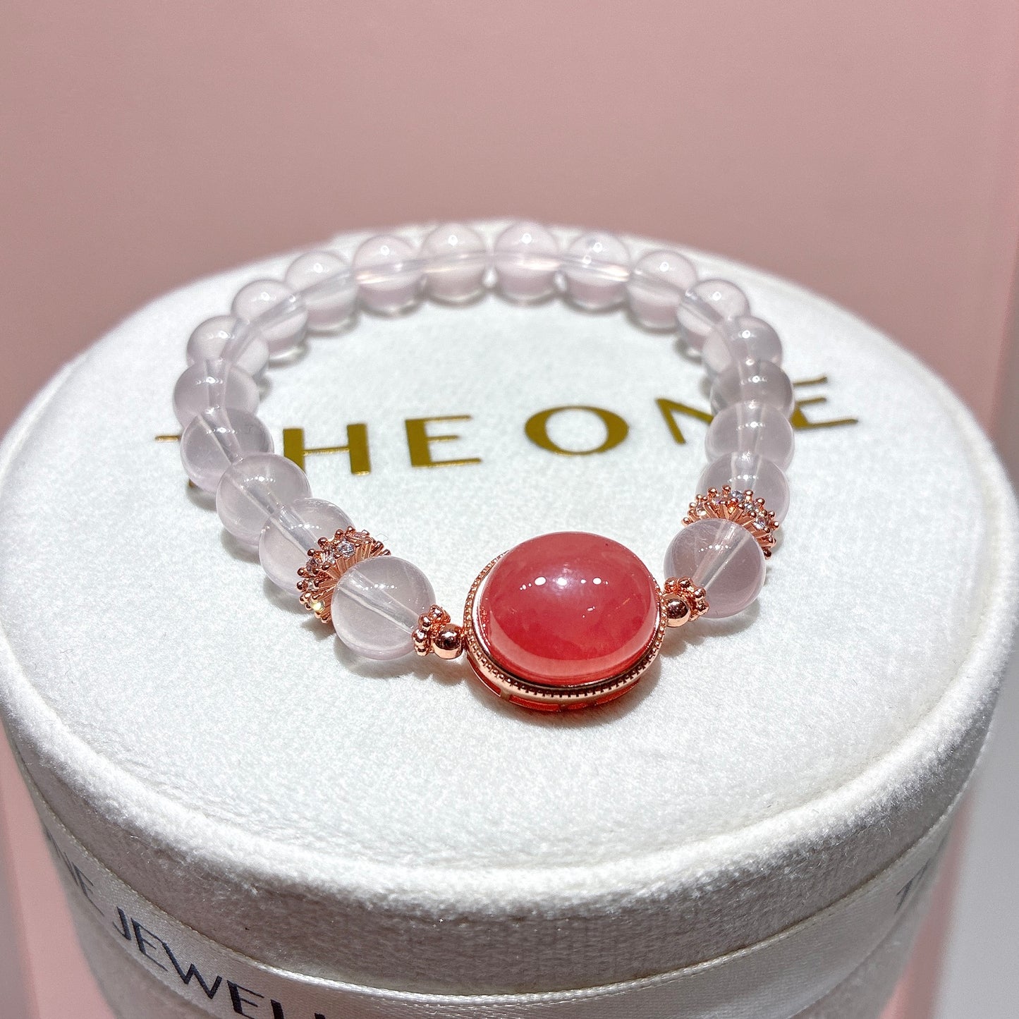 精品*莫桑比克粉晶 x 紅紋石