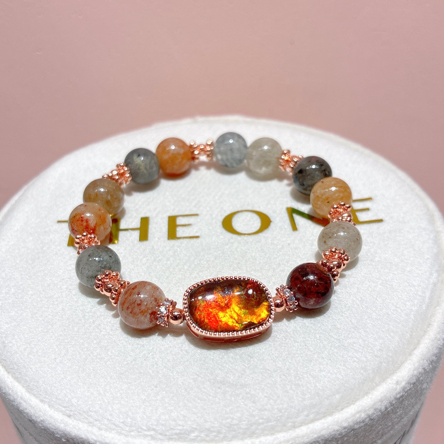 精品*千層彩幽靈 x 斑彩石