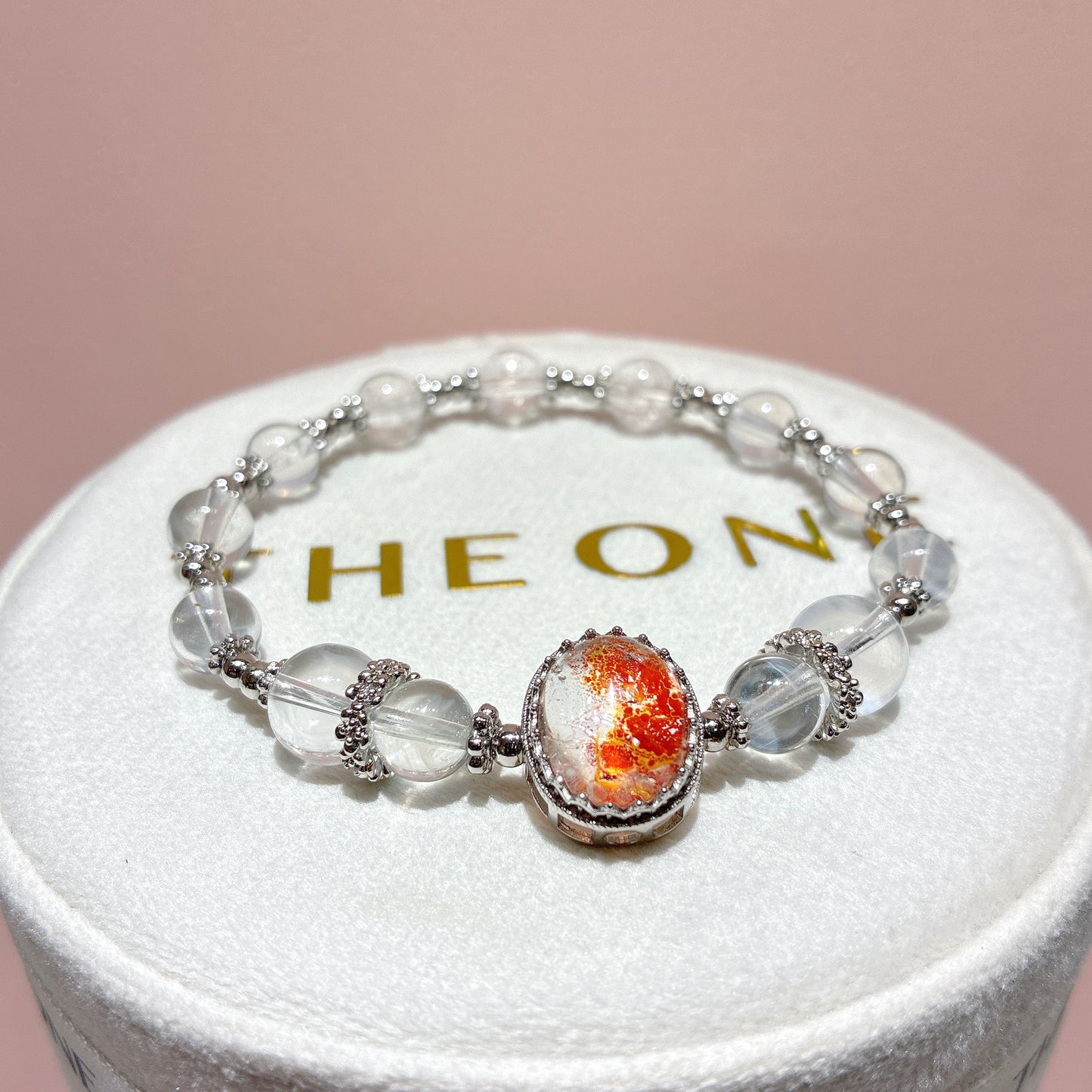 頂級*藍針石 x 錦鯉膠花