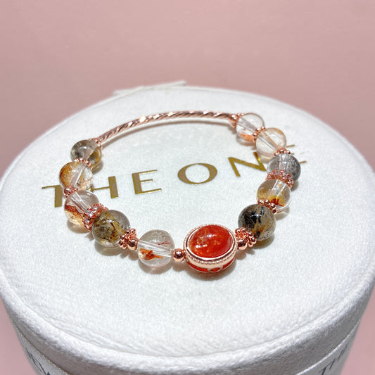 頂級* 膠花閃靈鑽 x 金太陽石