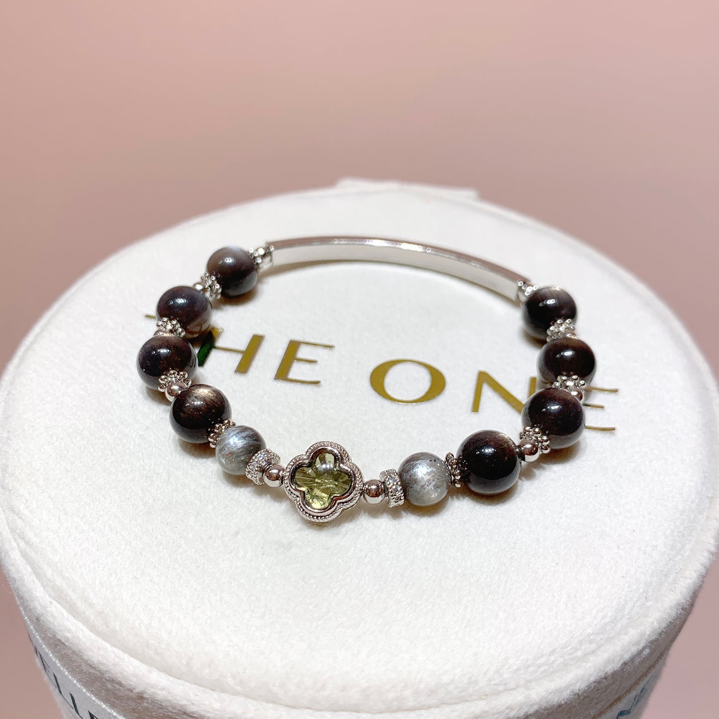 精品*黑金太陽石 x 綠隕石