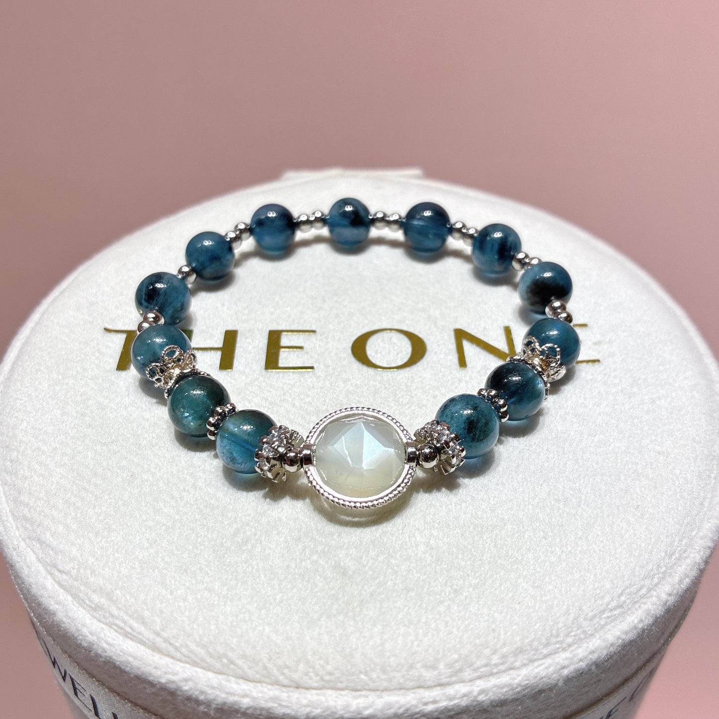精品*魔鬼海藍寶 x 月亮石