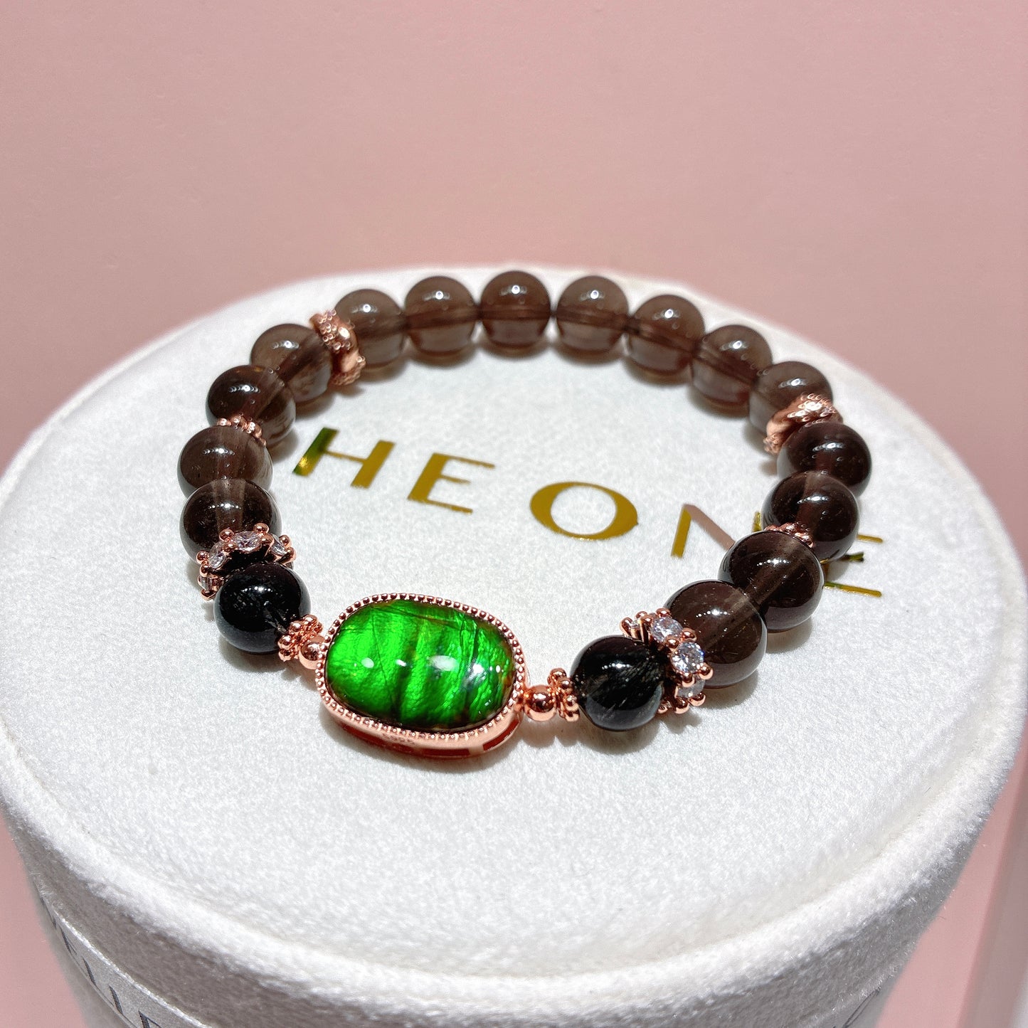 精品*黑隕石 x 斑彩石