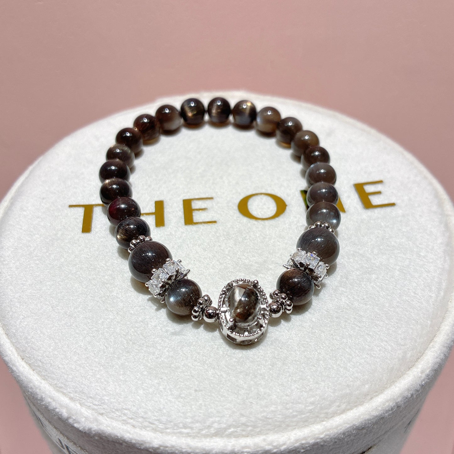 精品*黑金太陽石 x 銀鈦晶