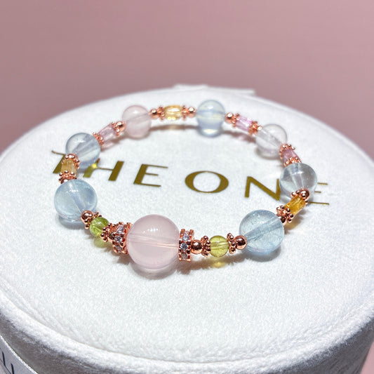 精品*冰種摩根石 x 粉晶