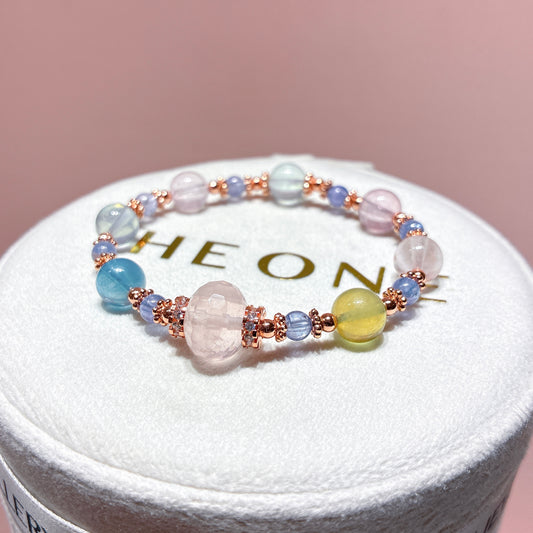 精品*冰種摩根石 x 粉晶