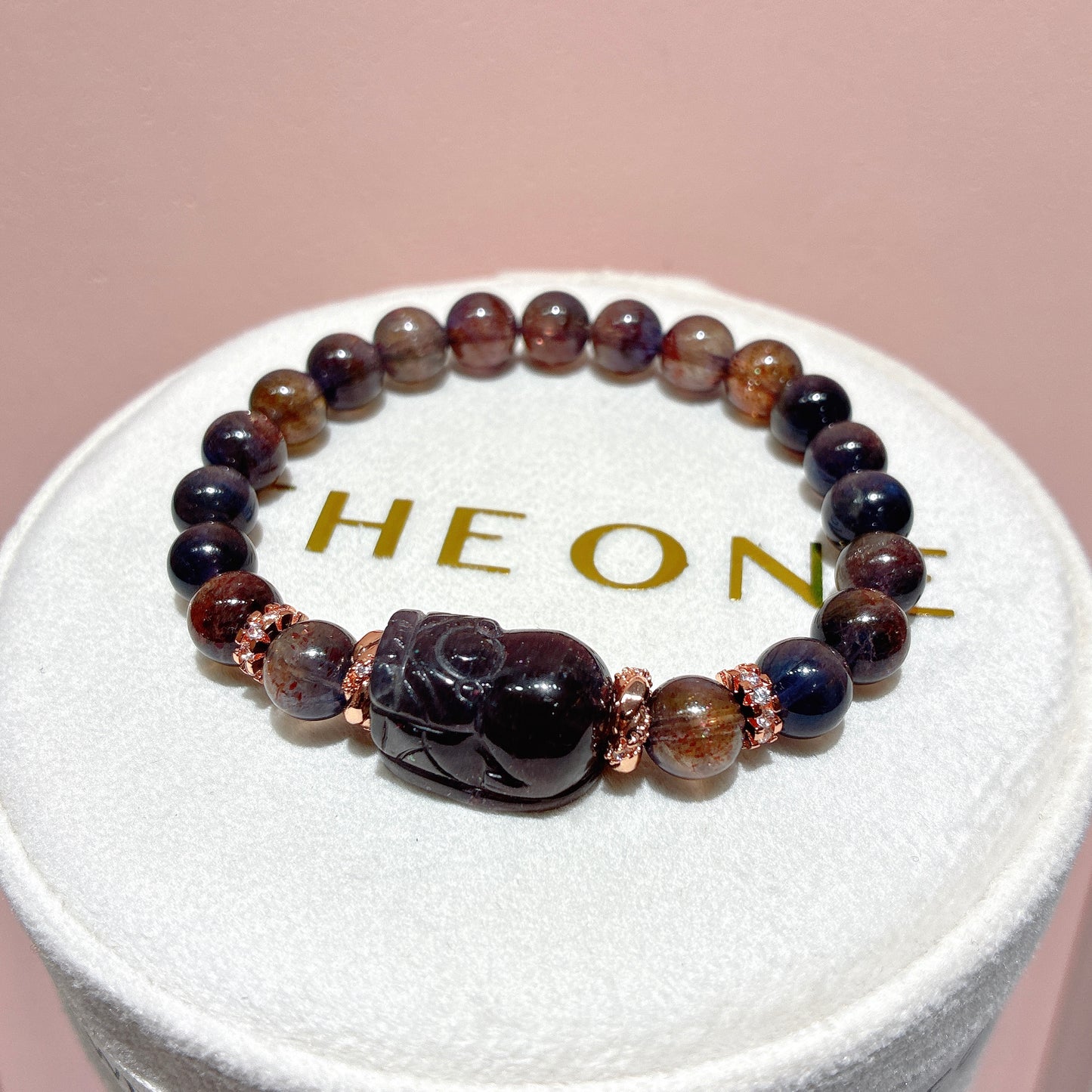 頂級*血滴堇青石 x 堇青貔貅