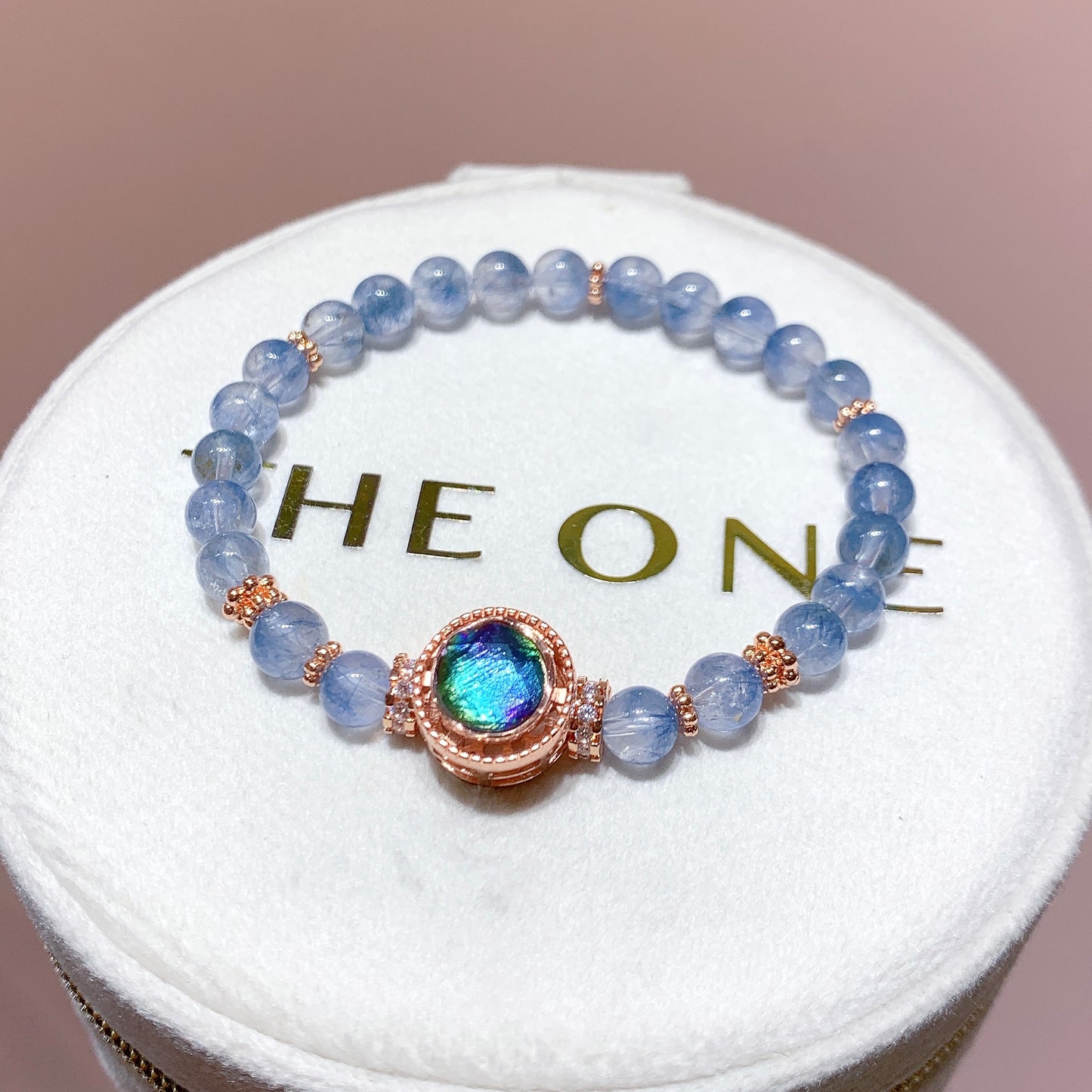 Fine blue line stone x meteorite