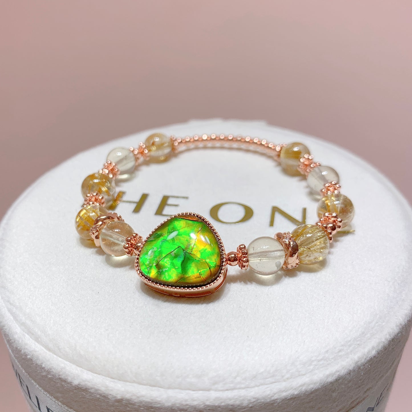 精品*金鈦晶 x 斑彩石