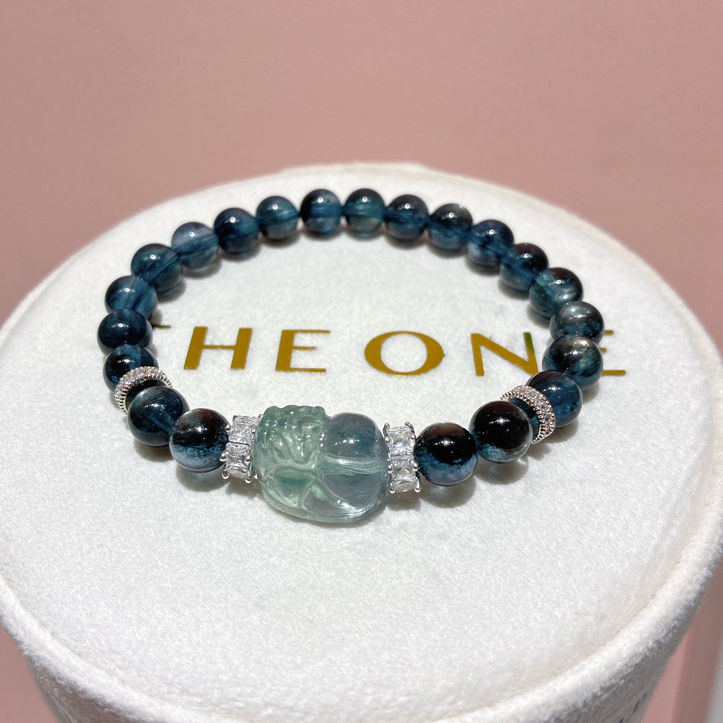 頂級*魔鬼海藍寶 x 螢石貔貅