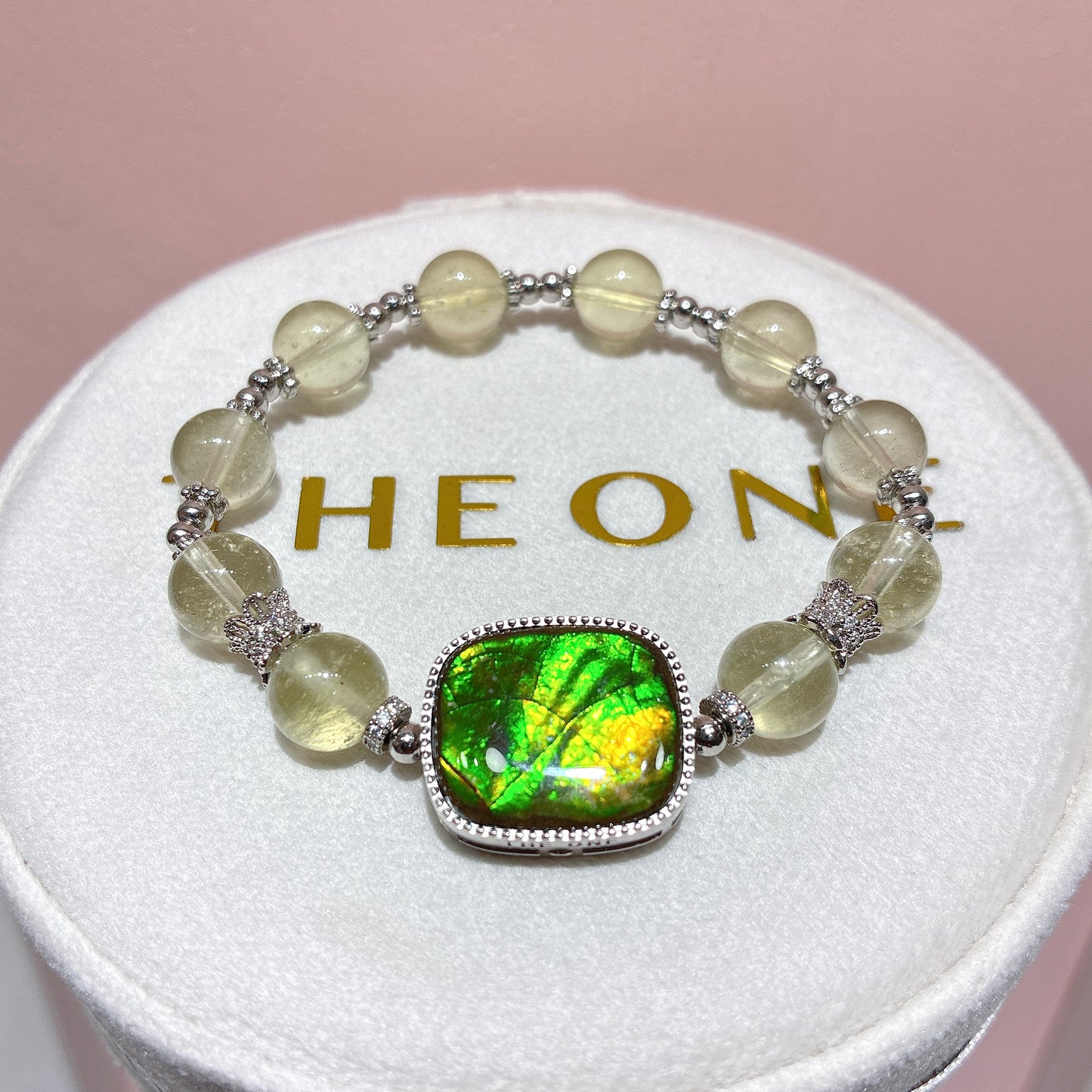 頂級*黃金隕石 x 斑彩石