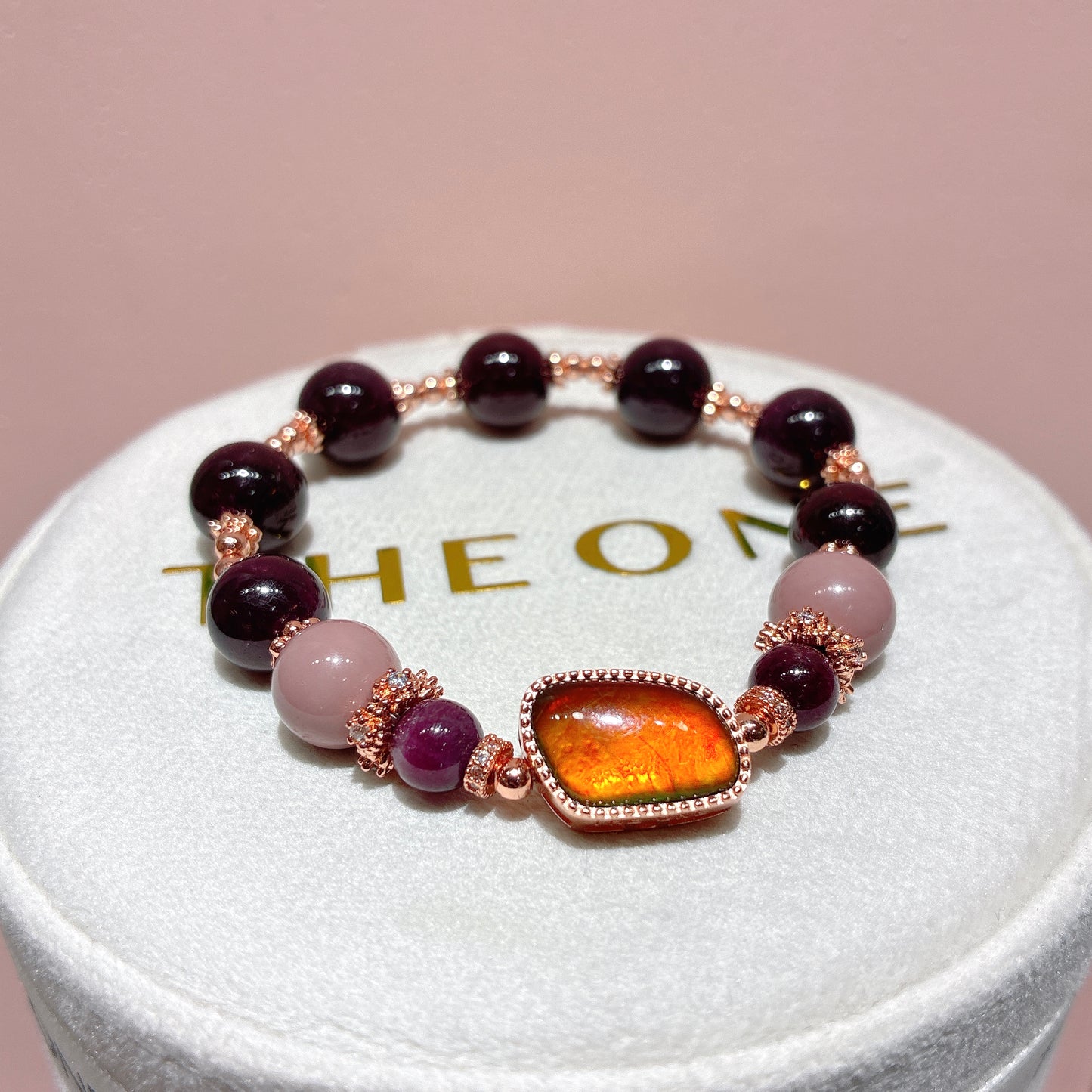 精品*星光石榴石 x 斑彩石