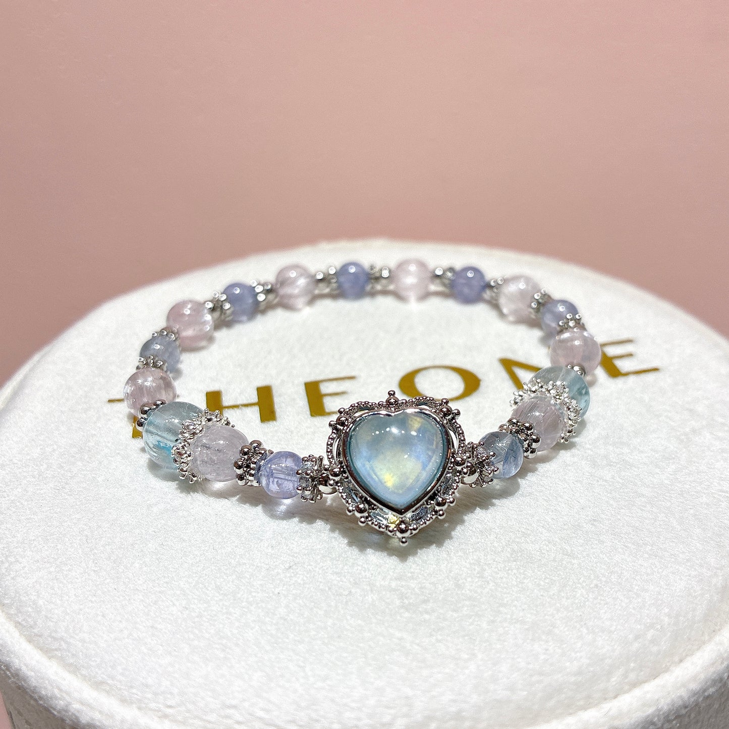 精品*冰種紫鋰輝 x 海藍寶