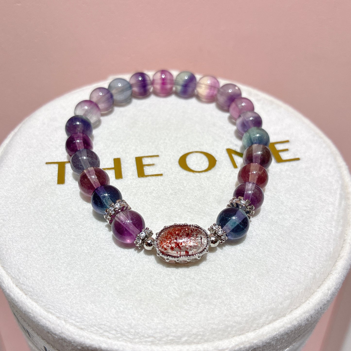 頂級*彩螢石 x 紅超級七