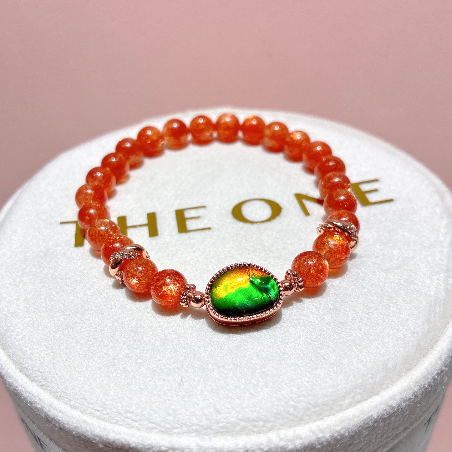 頂級*金草莓太陽石 x 斑彩石