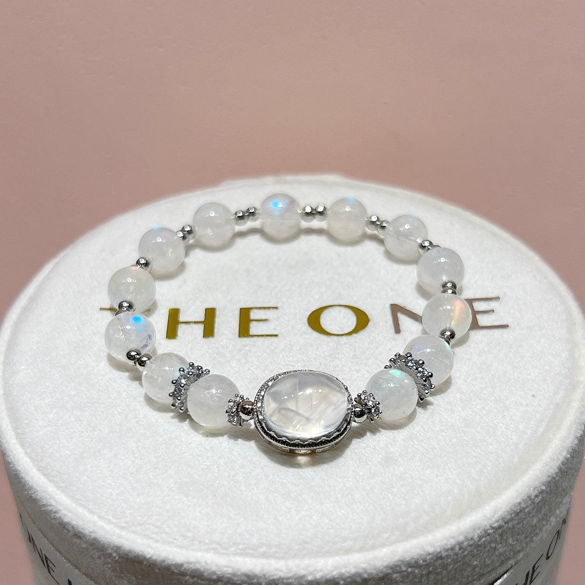 精品*馬島月亮石 x 藍針石