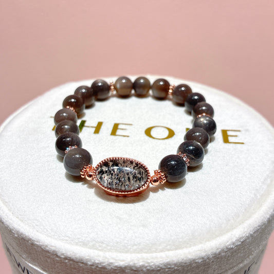 精品*黑金太陽石 x 黑雲母超級七