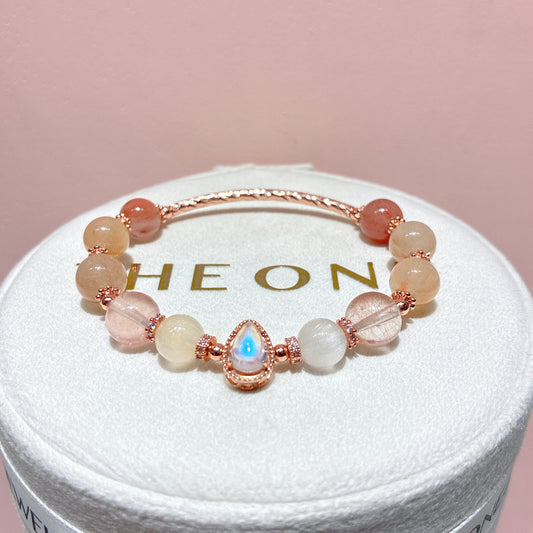 精品*彩兔毛 x 白水月