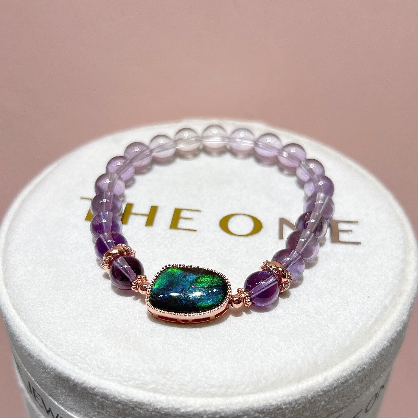 精品*紫水晶 x 斑彩石