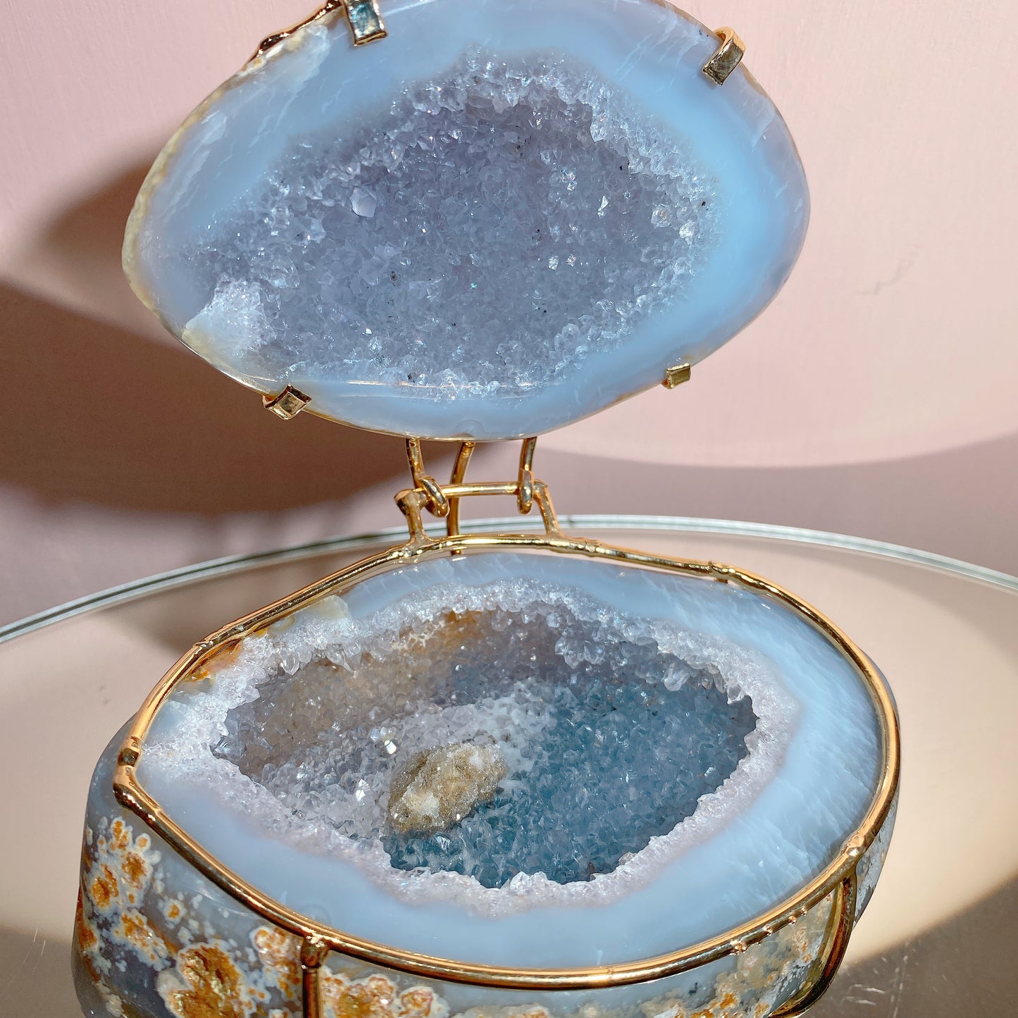 精品*藍瑪瑙聚寶盆