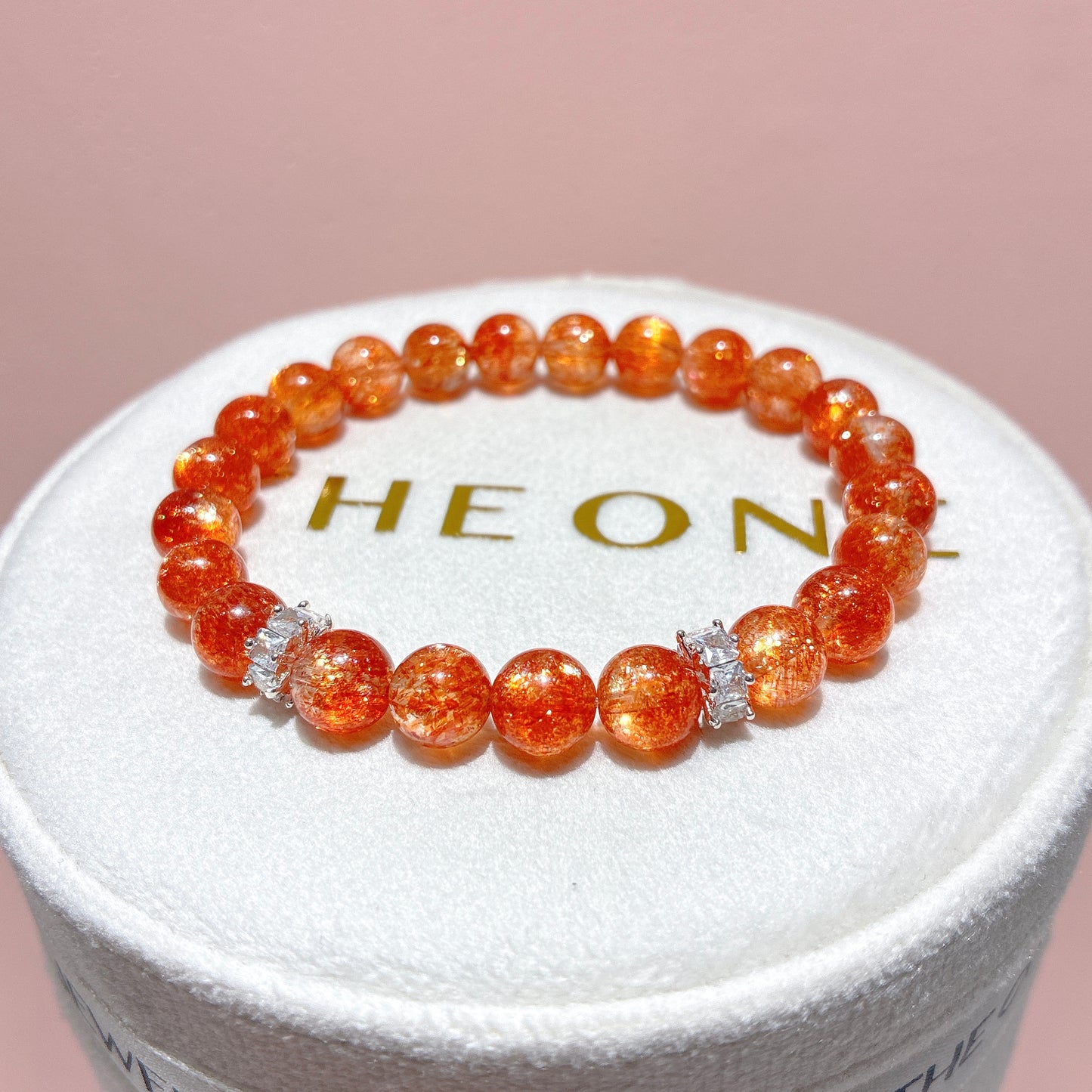 頂級*金草莓太陽石 7.8mm