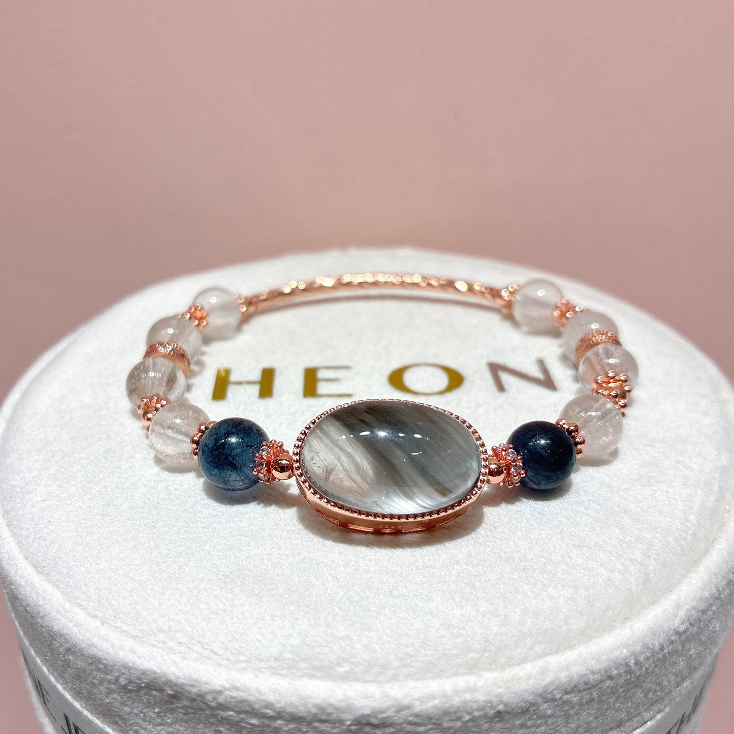 精品*白兔毛 x 灰藍兔毛