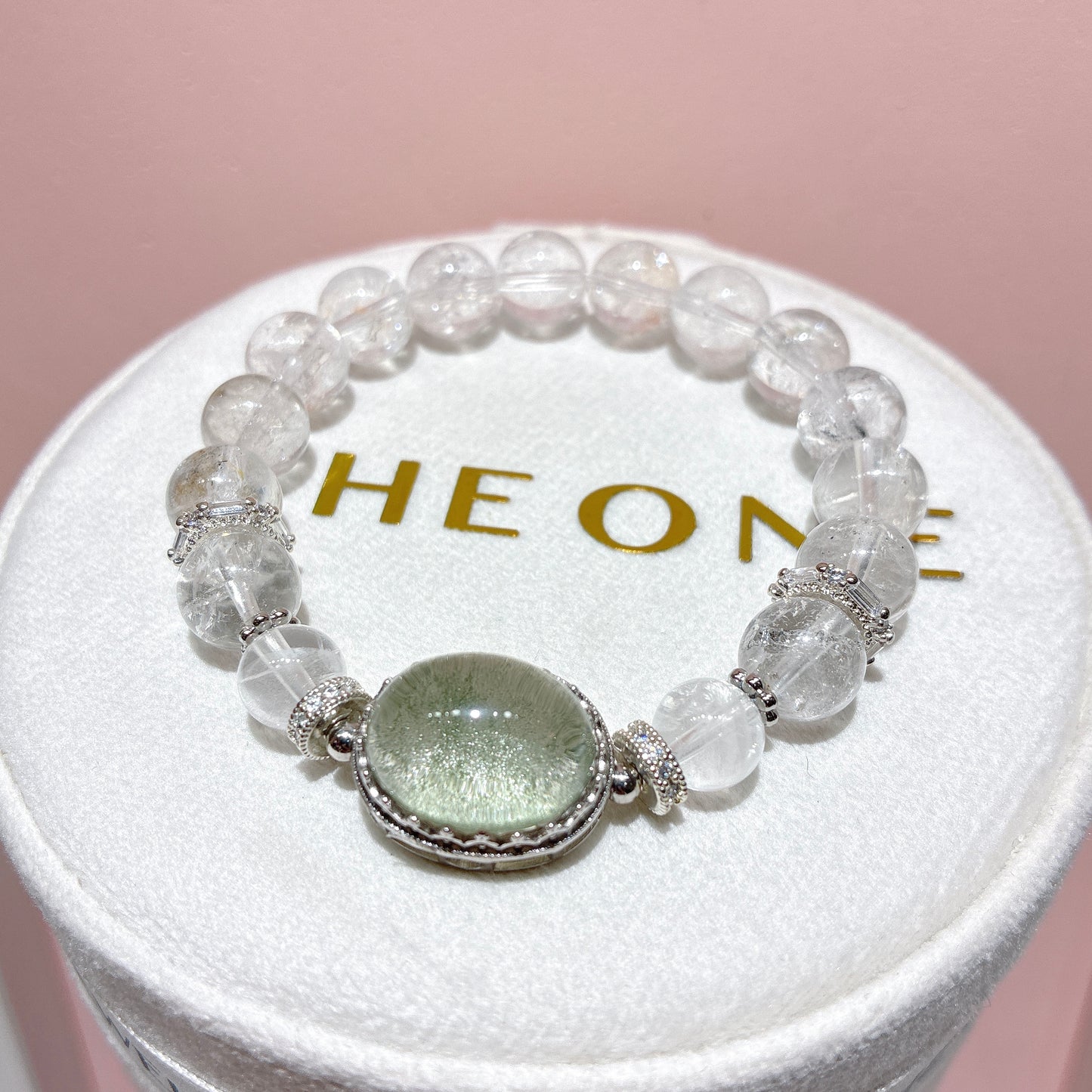 精品*白閃靈鑽 x 綠幽靈