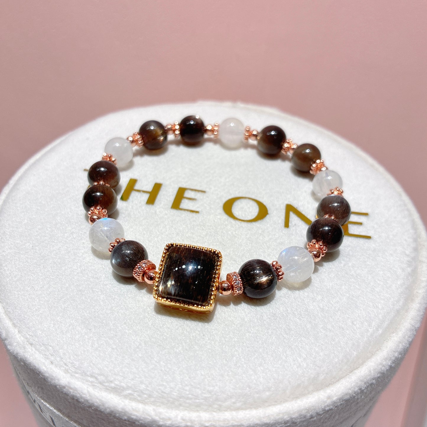 頂級*黑金太陽石 x 月亮石