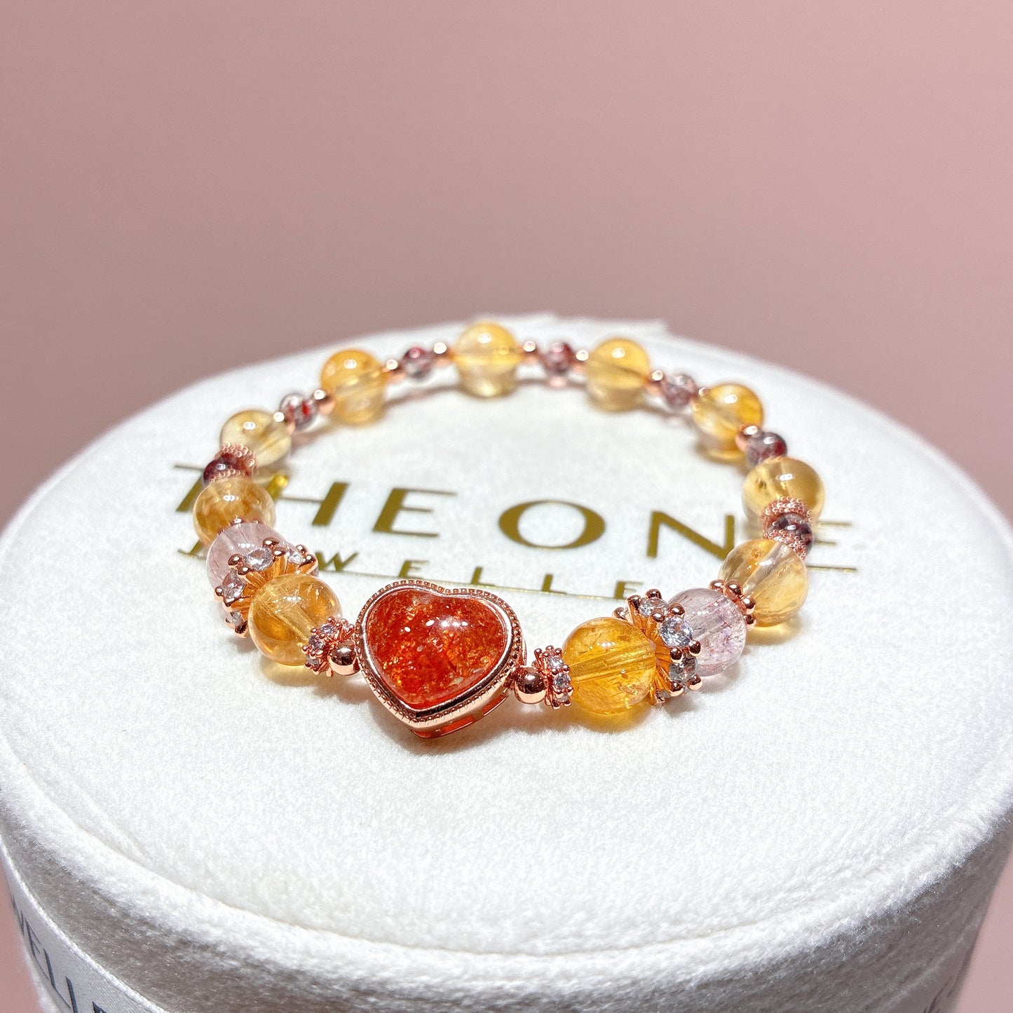 精品*黃水晶 x 金草莓太陽石