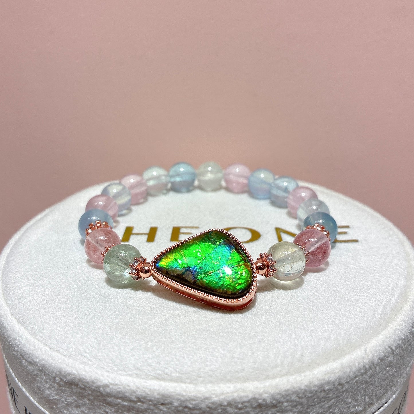 精品*冰種摩根石 x 斑彩石