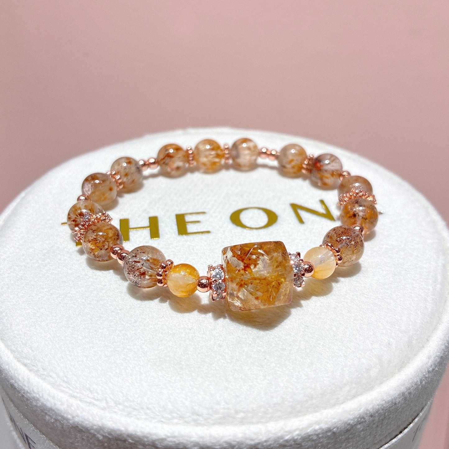 精品*黃金紫鈦晶 x 骸骨閃靈鑽