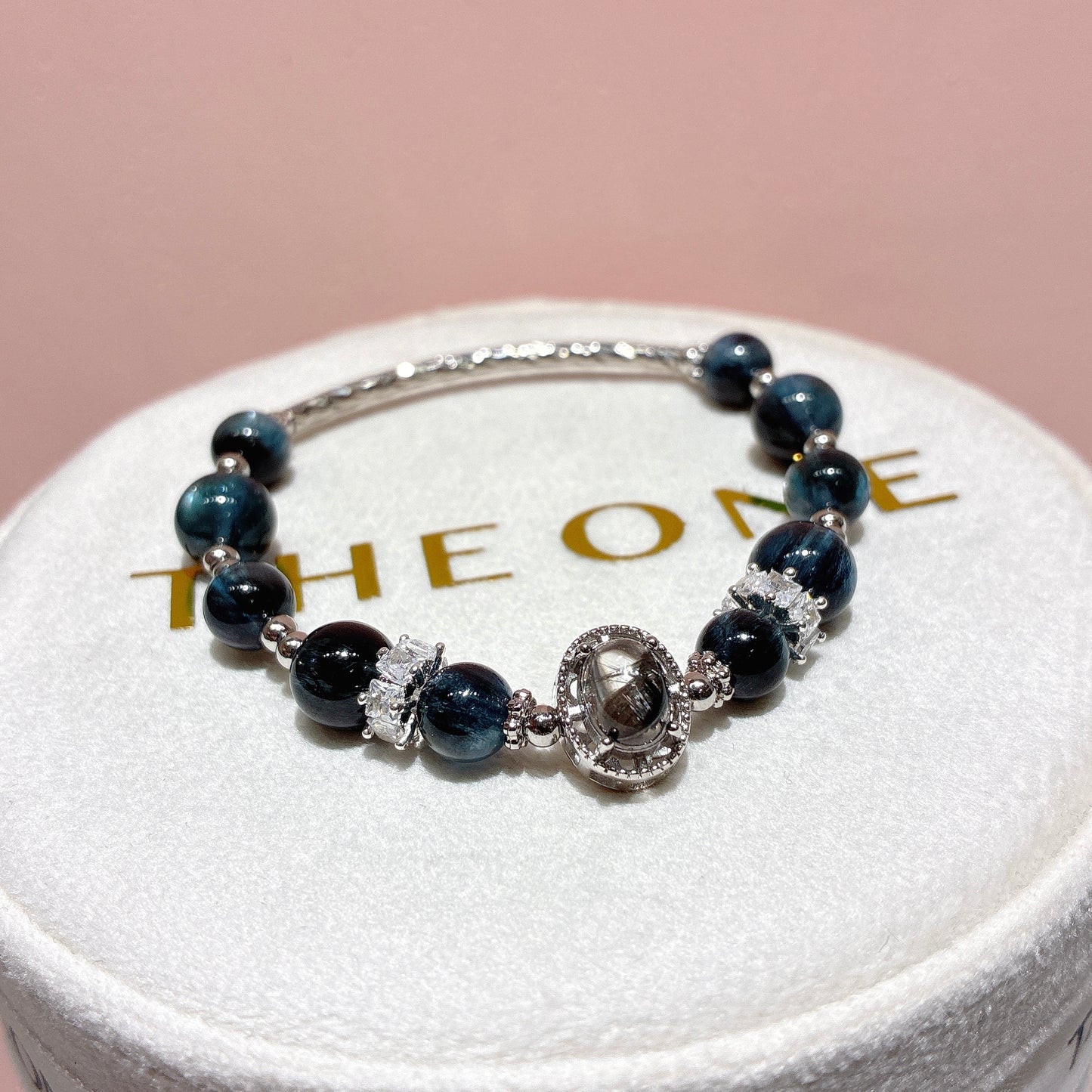 頂級*魔鬼海藍寶 x 銀鈦晶