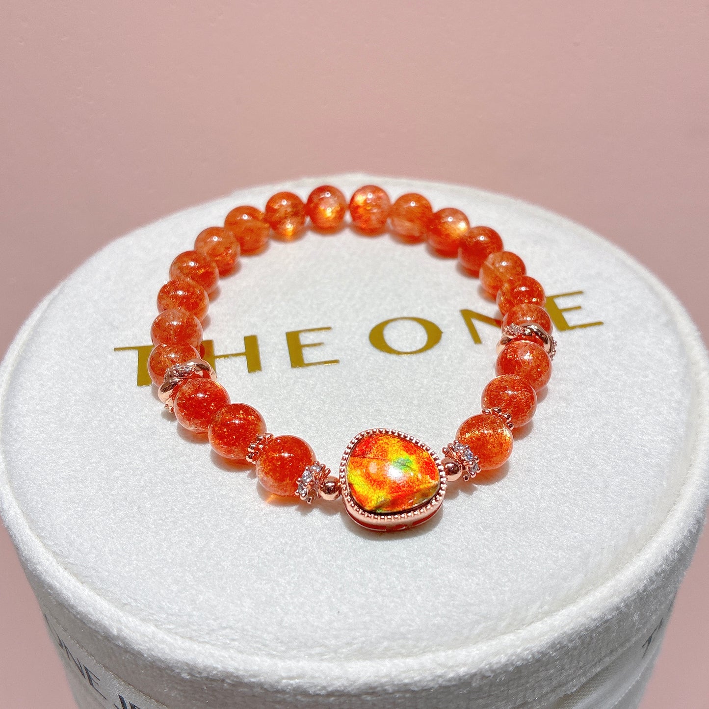 精品*金草莓太陽石 x 斑彩石